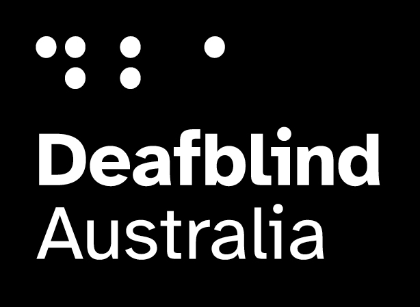 Deafblind Australia logo in white