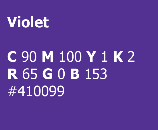 Violet colour information