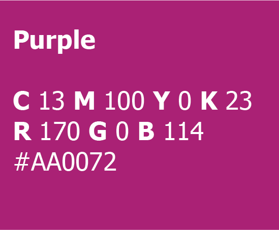 Purple colour information