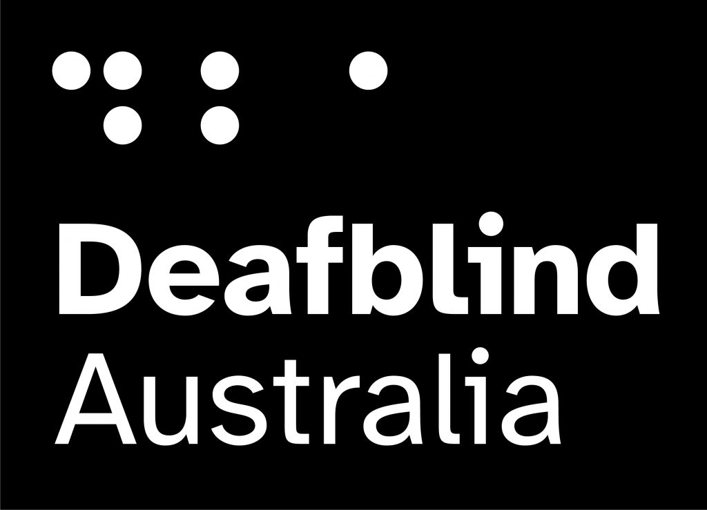 Deafblind Australia logo in white